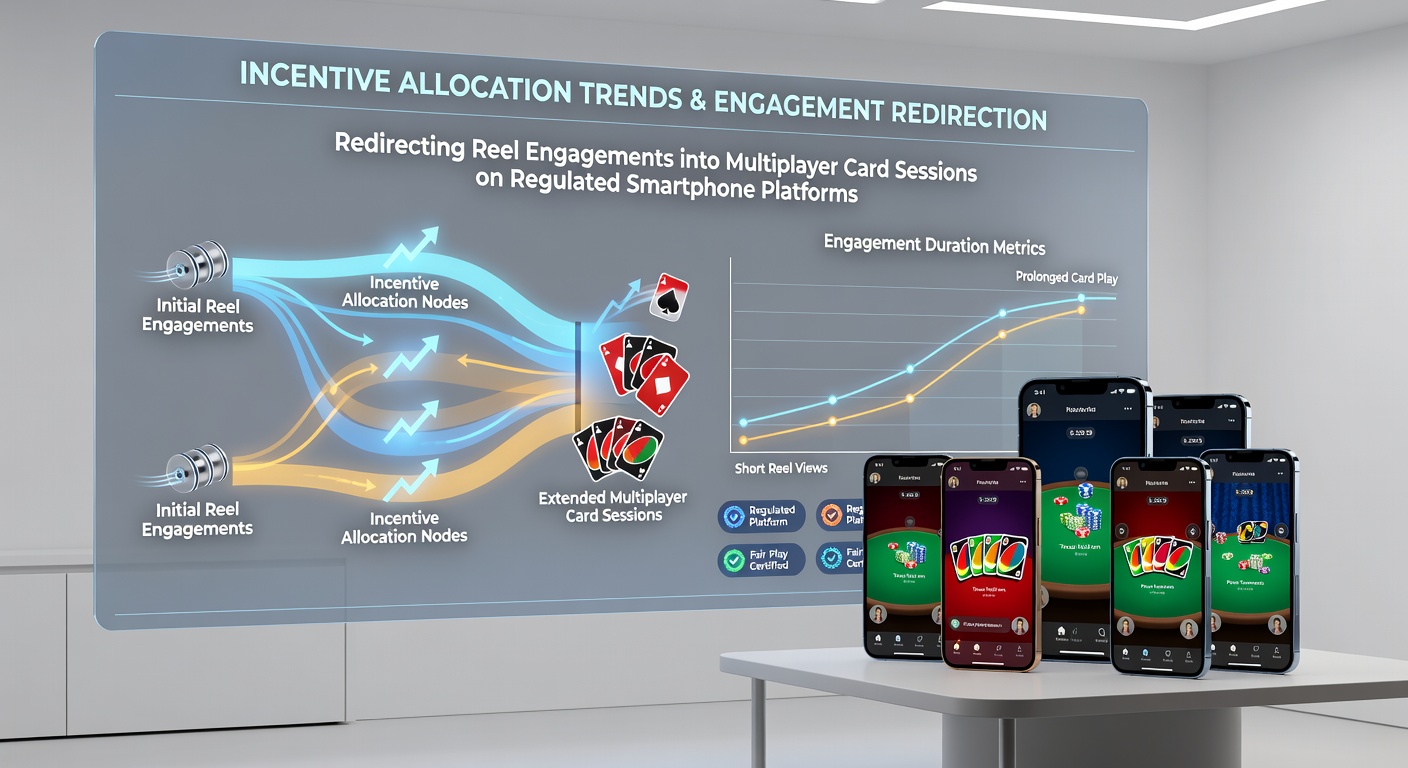 Grafik zeigt Verteilung von Bonusguthaben von Slots zu Kartenspielen auf Smartphone-Plattformen