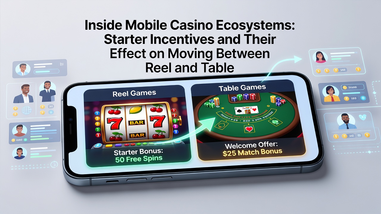 Grafik zu Nutzerübergängen zwischen Slot- und Live-Tischspielen in mobilen Casino-Apps