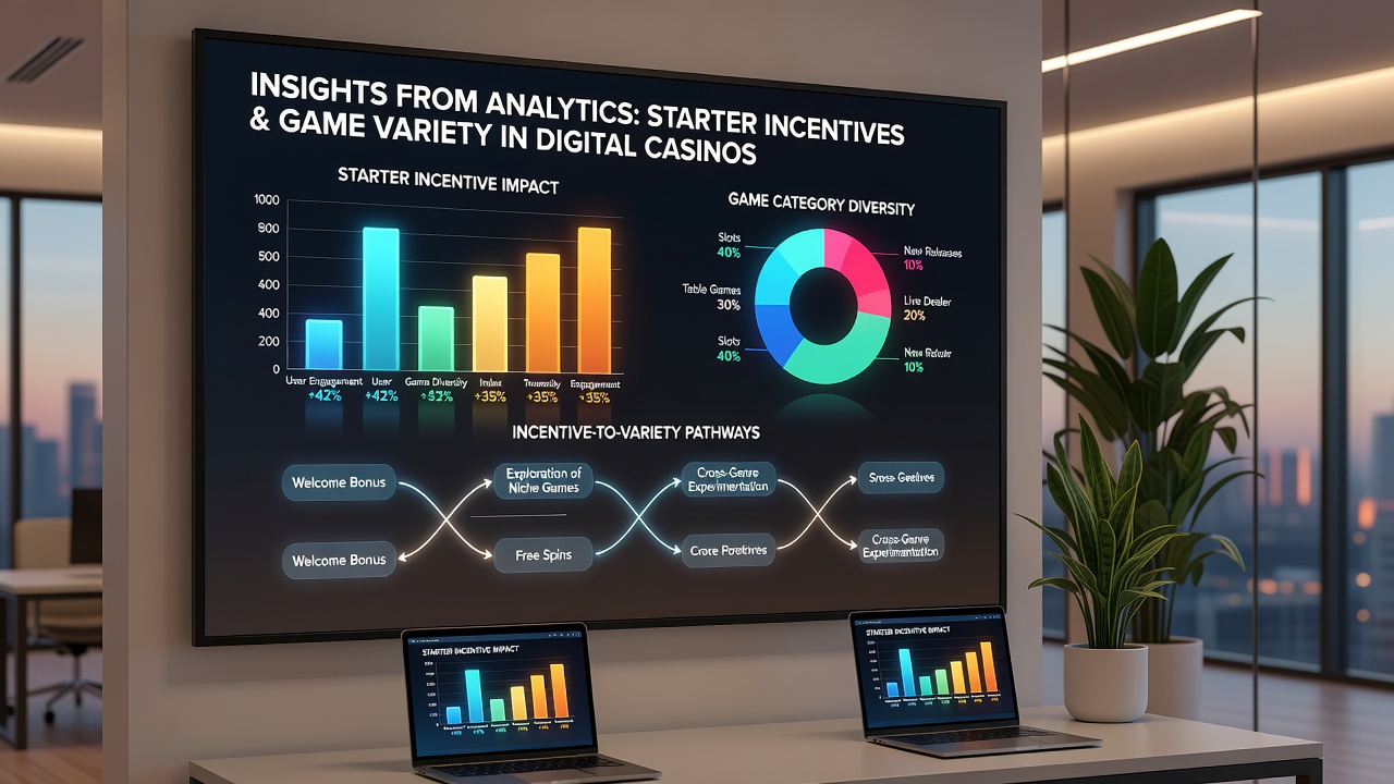 Grafik mit Analytics-Daten zu Spielerübergängen in digitalen Casino-Apps