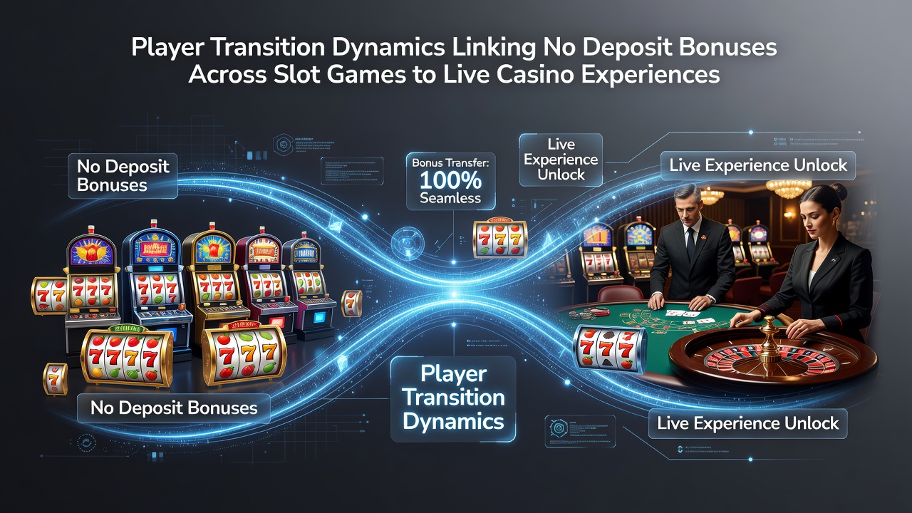 Darstellung mobiler Casino-Apps mit nahtlosen Übergängen von Slots zu Live-Tischspielen und Bonus-Anzeigen